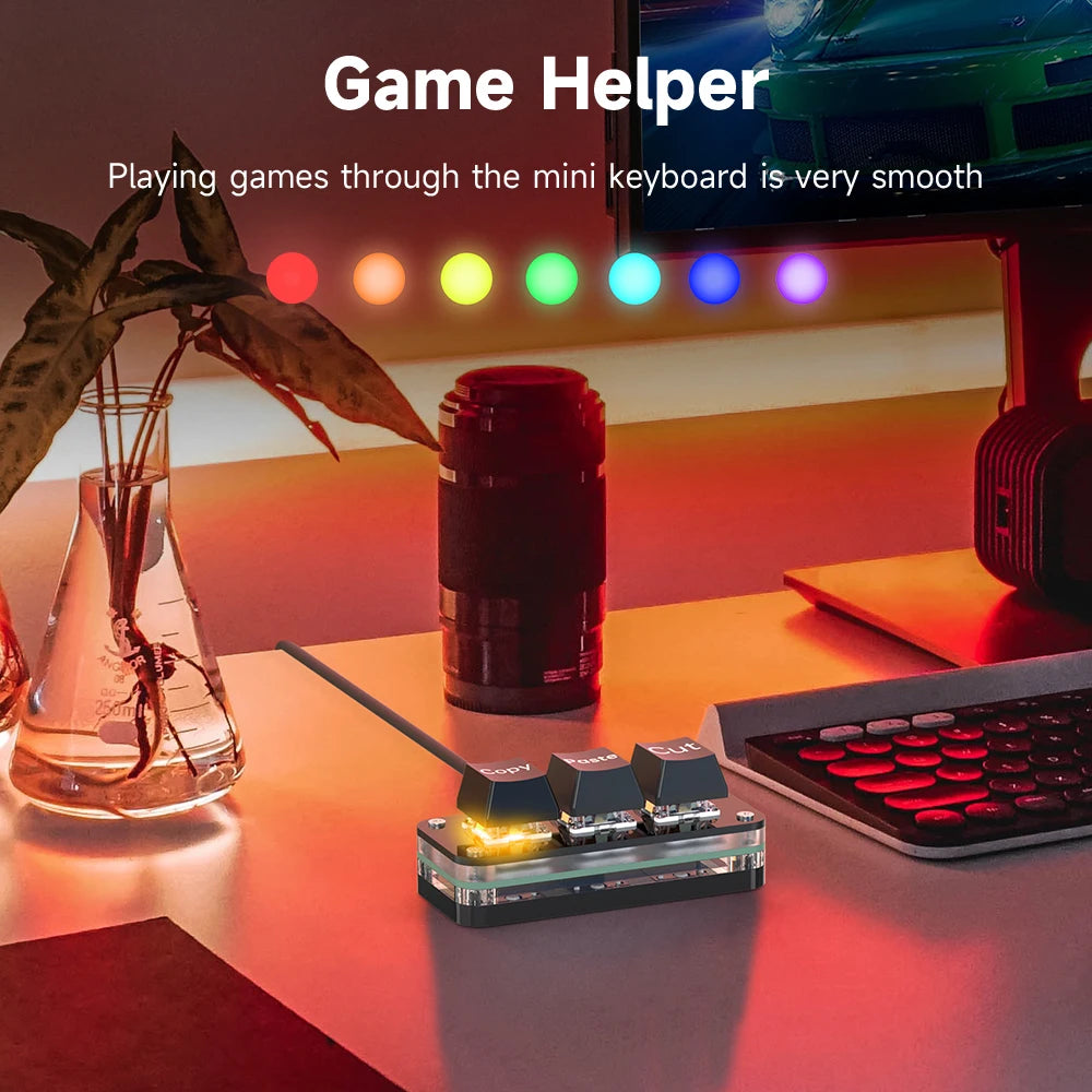Purilite Select 3-Key RGB Macro Pad
