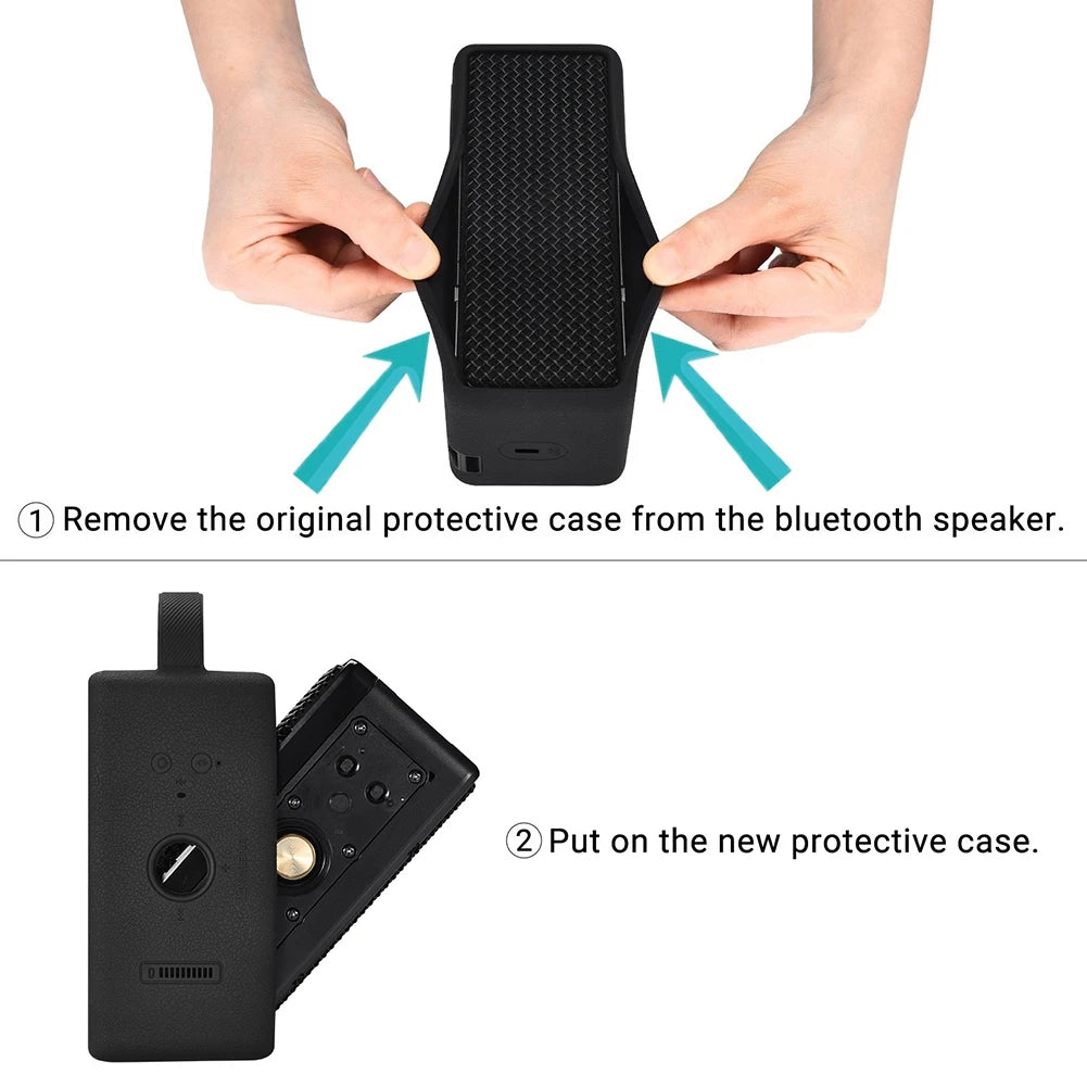 Purilite Select – Silicone Protective Case with Handle for Marshall EMBERTON III Bluetooth Speaker