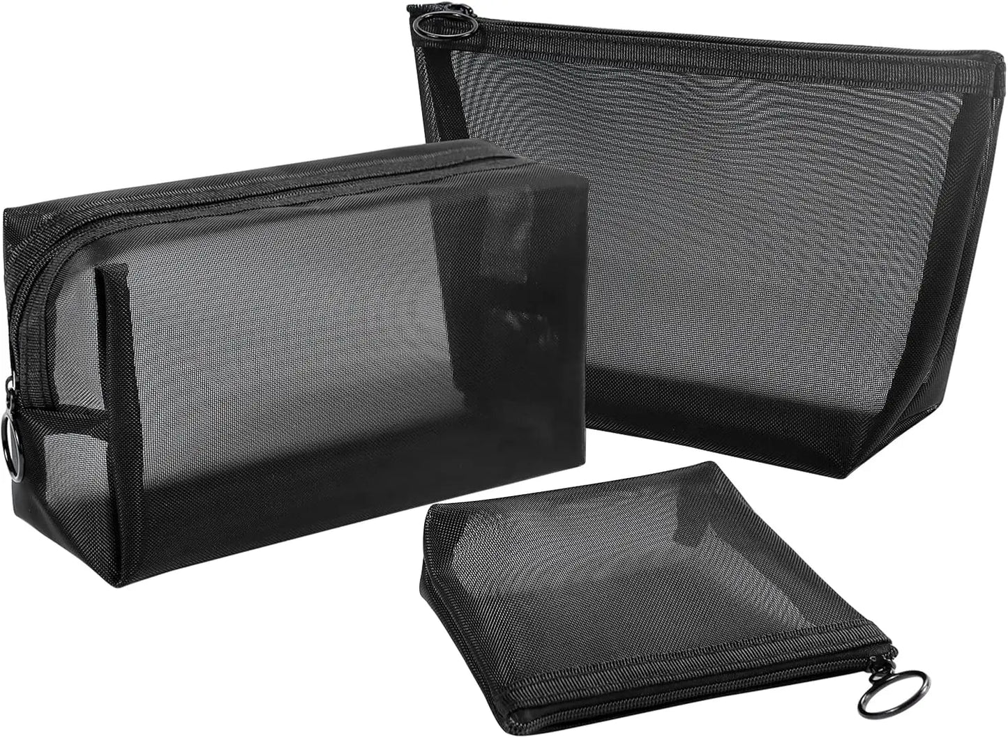 Purilite Select 3-Pack Mesh Cosmetic Bag Set