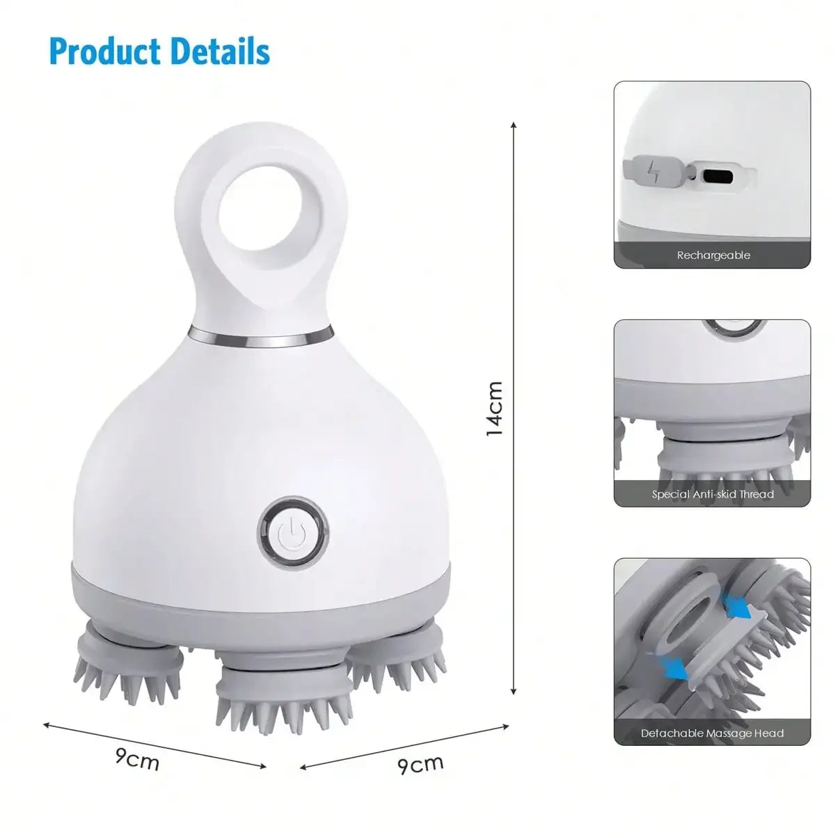 Purilite Select Electric Scalp Massager
