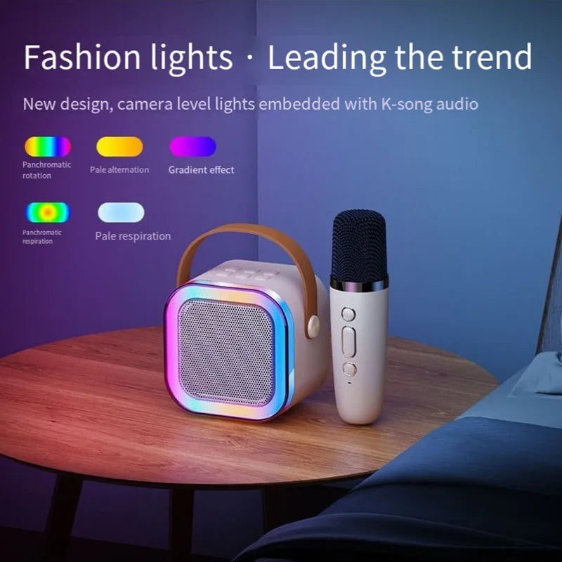 Purilite Select 2025 Portable Karaoke Machine with Wireless Bluetooth & RGB Light