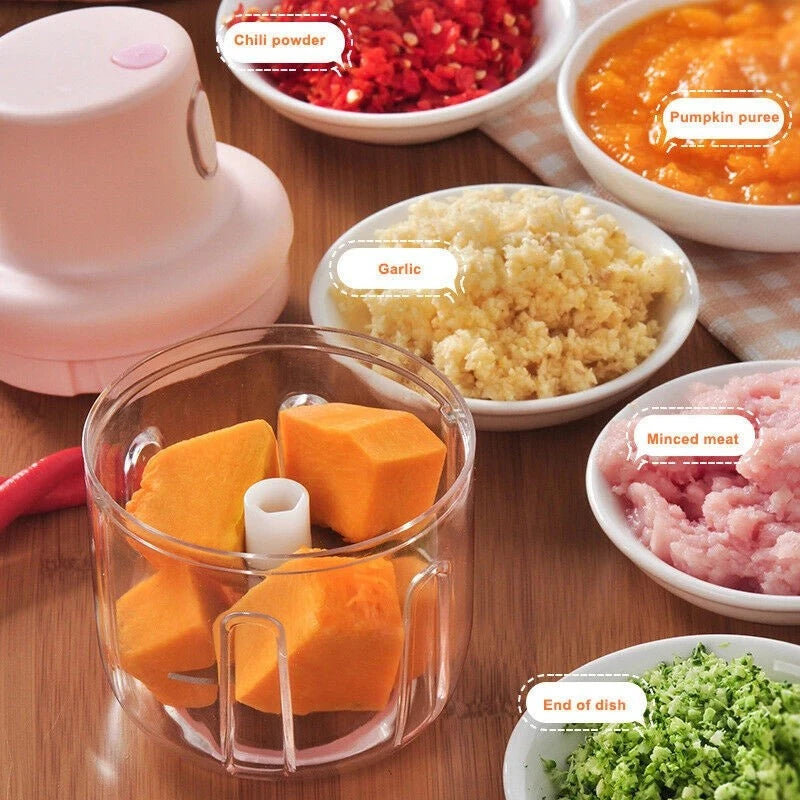 Purilite Select Mini Electric Garlic Chopper & Baby Food Maker