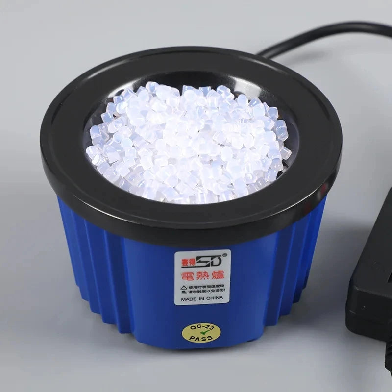 Hot Glue Pot With 100w Keratin glue Fusion Melt Hot Pot Constant Temperature For Hair Hairpiece Extension hot glue accessories