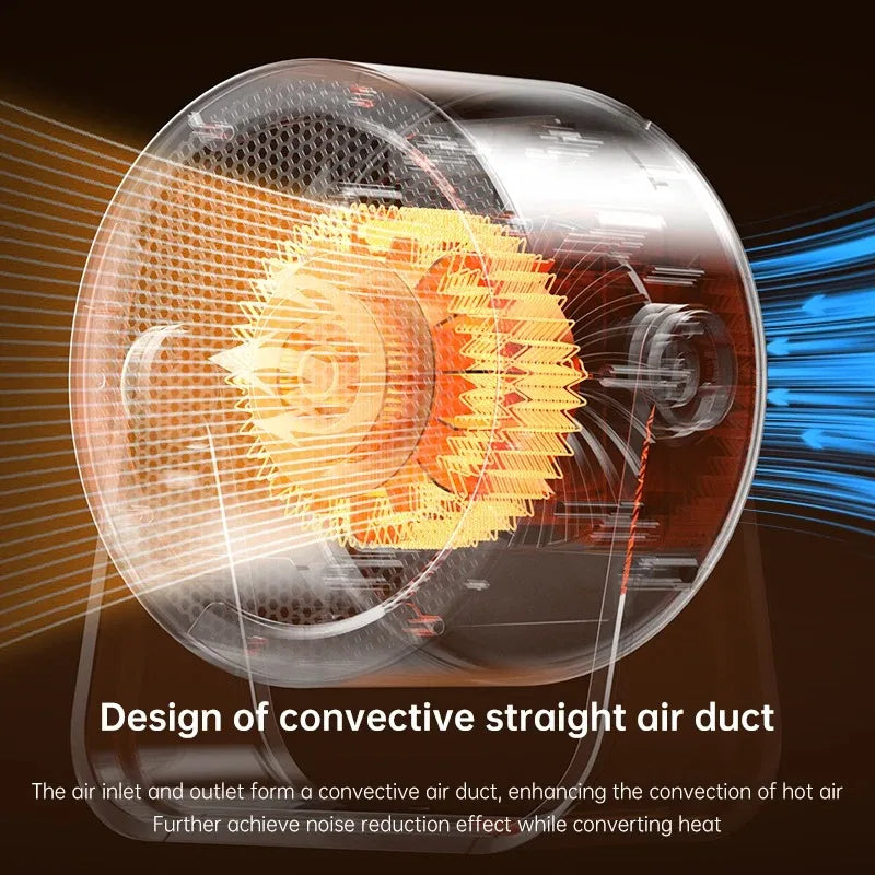 Purilite Select Hot Air Blower Portable Desktop Fan Heater