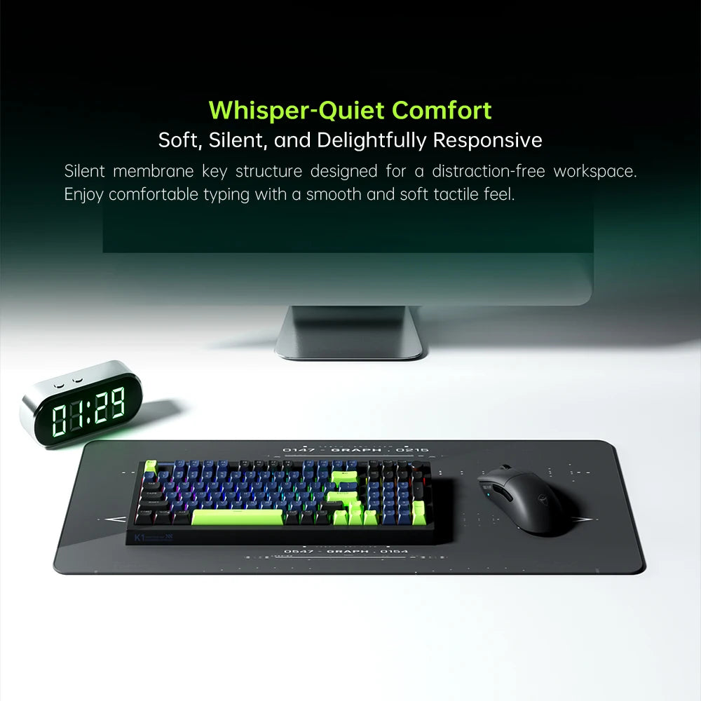 Purilite Select 98-Key Silent Membrane Keyboard