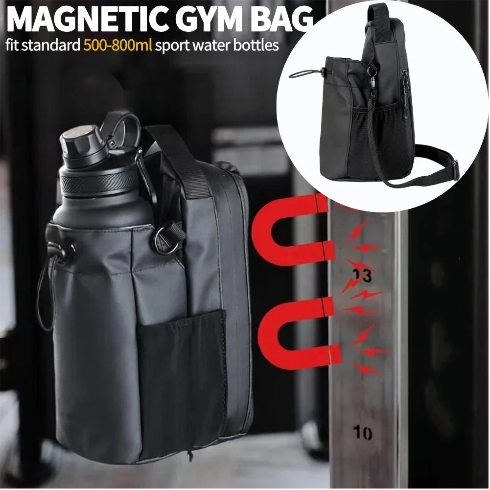 Purilite Select Magnetic Water Bottle Sling Bag – Crossbody Gym Bottle Pouch with Phone & Accessory Holder – Fitness, Travel & Sports Carrier for Men & Women - PuriLite