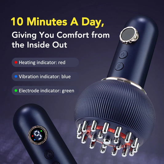 Purilite Select Wireless Gua Sha Massager – Body Shaping, Red Light Therapy & Lymphatic Drainage Brush - PuriLite