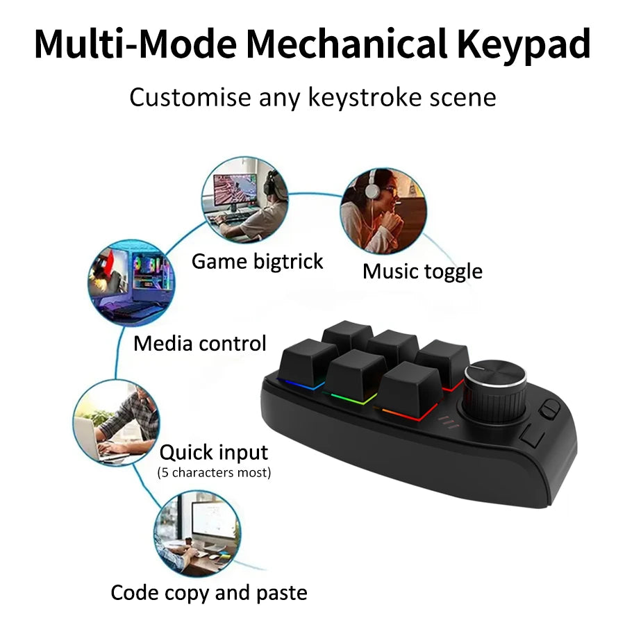 Purilite Select 6-Key RGB Mechanical Macropad