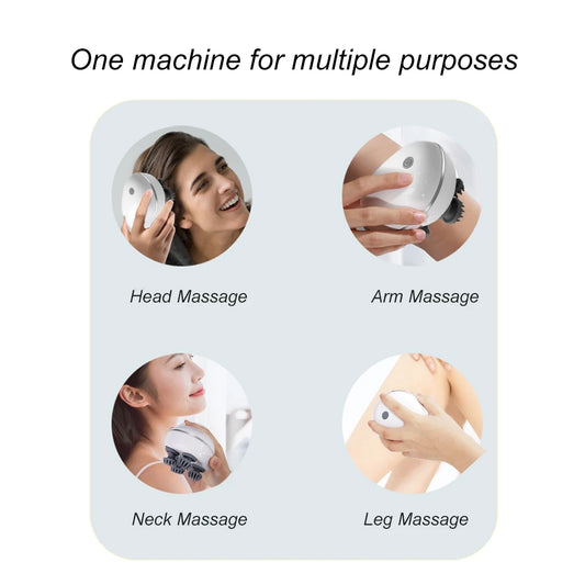 Infrared Scalp Massager Deep Kneading Relief Stress Relax Mini Head Massage Device Portable Body Massager The Best Gift - PuriLite