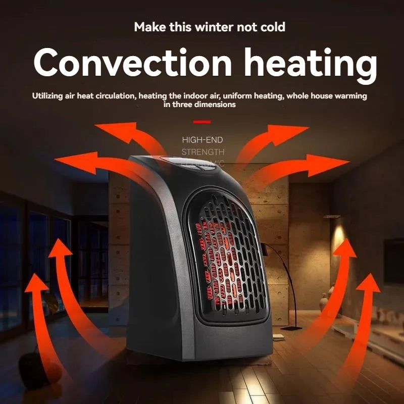 Purilite Select Portable Plug-In Electric Wall Heater – Mini Radiator with Thermostat, Remote & Timer