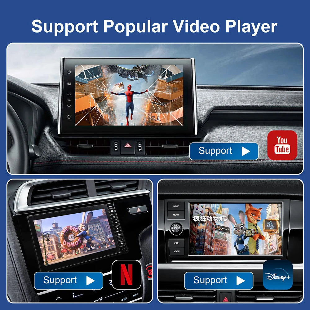 Android 13 TV Box Smart CarPlay Ai Box Wifi Wireless Android Auto Built-in Play Store For YouTube Netflix OEM CarPlay Cars