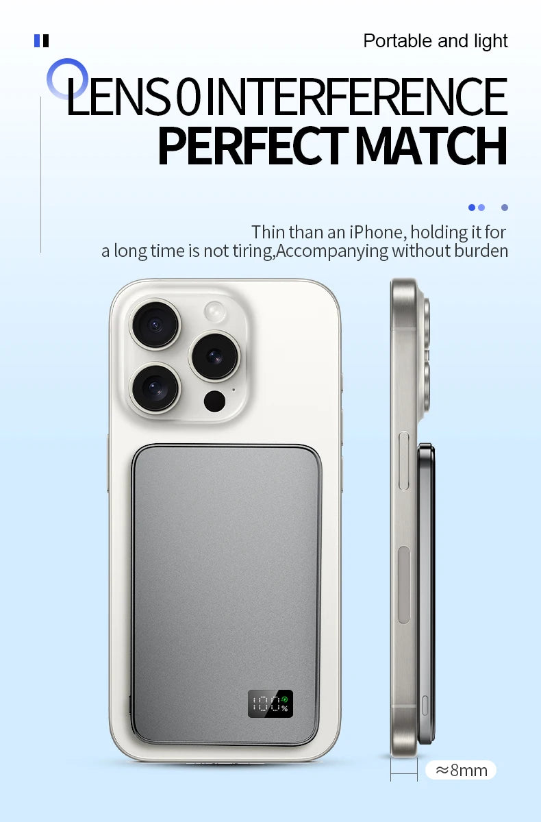 Purilite Select Ultra-Thin Magnetic Power Bank