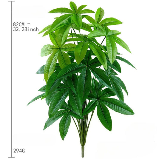 Purilite Select Large Artificial Money Tree – Realistic Green Faux Palm Plant for Outdoor Garden, Balcony, Porch, Wedding, and Party Decor - PuriLite