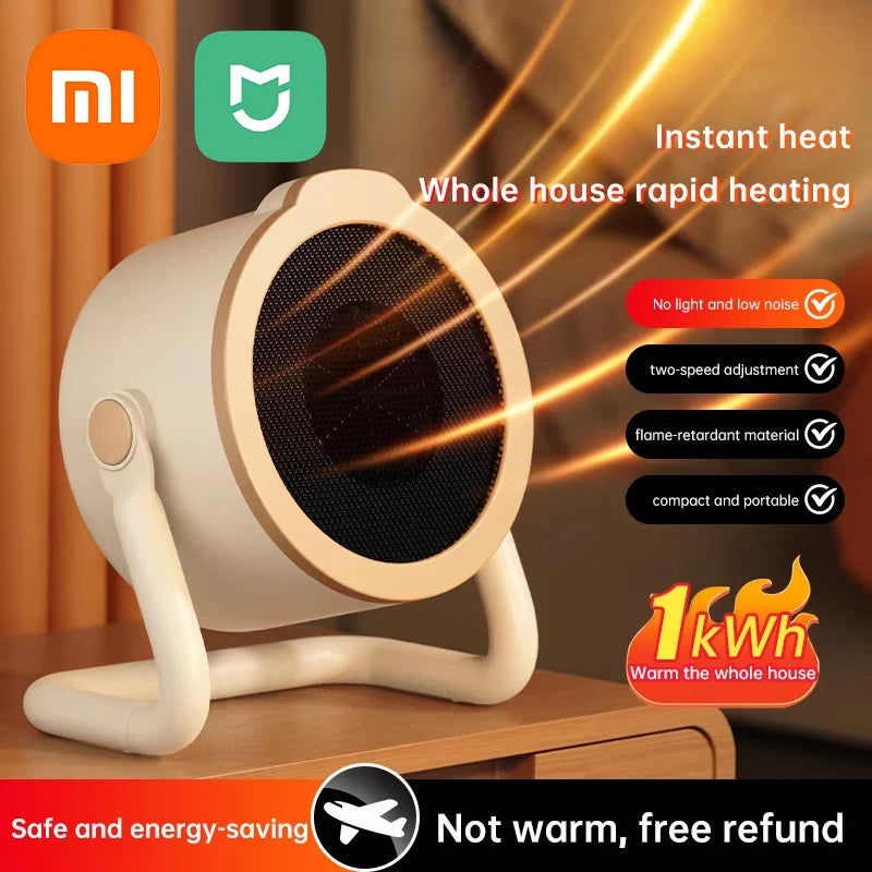 Purilite Select 1000W Smart Desktop Ceramic Heater – Compact, Powerful & Energy Efficient