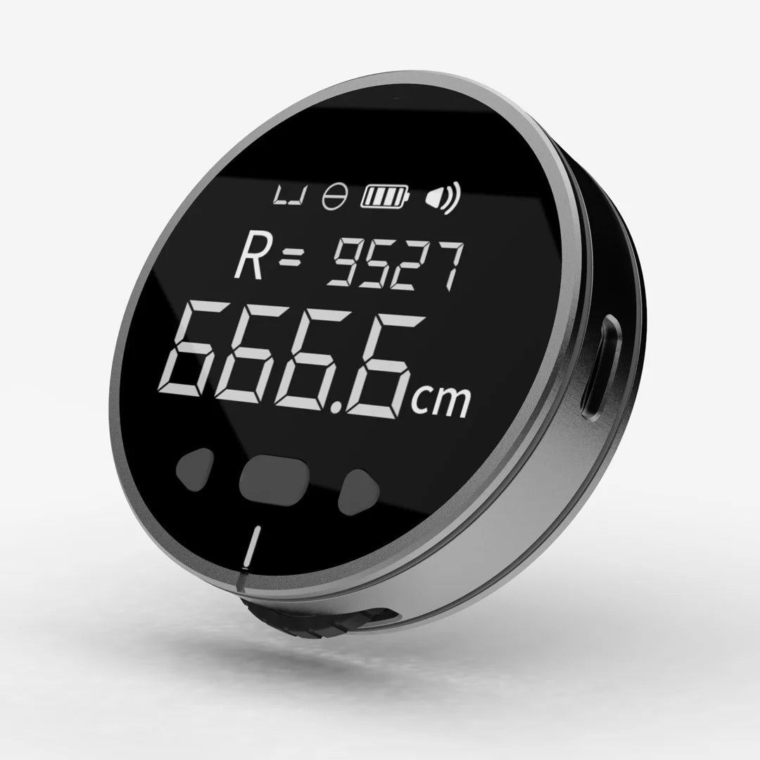 Purilite Select Rechargeable Digital Distance Meter Ruler with HD LCD Screen – Portable 99M Electronic Measuring Tool - PuriLite