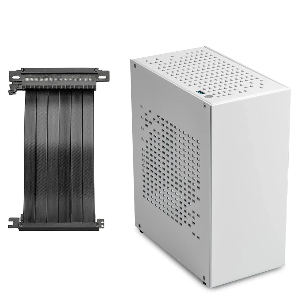 Purilite Select A07 Ultra-Compact Aluminum Mini ITX PC Case with PCIe 3.0 Riser