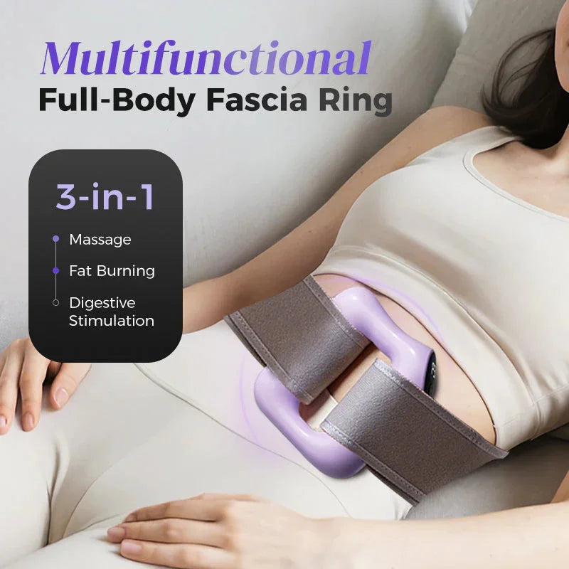 Purilite Select Multifunctional Full-Body Fascia Ring – Electric Body Shaping & Fat-Burning Massage Tool with Adjustable Belt