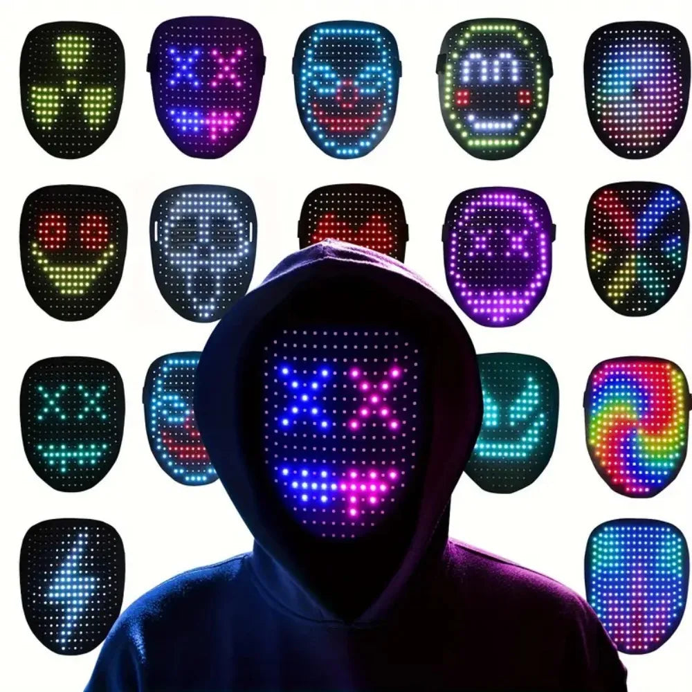 Purilite Select Color Changing LED Halloween Mask