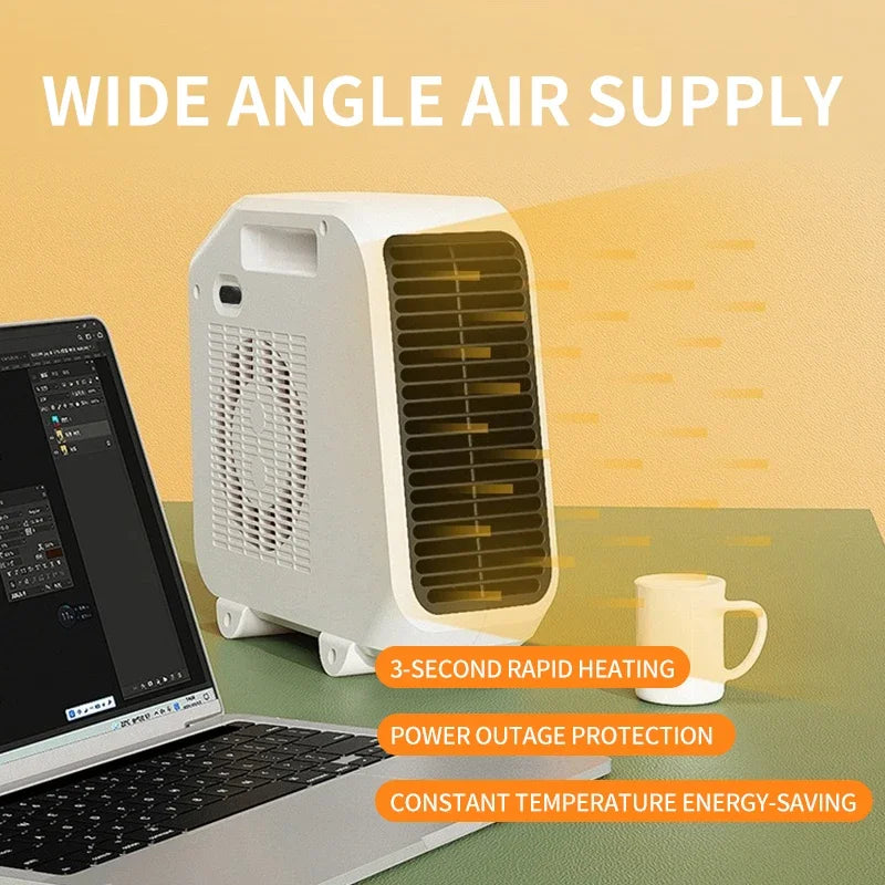 Purilite Select Mini Electric Fan Heater – 1800W Portable Heater for Home & Office Use