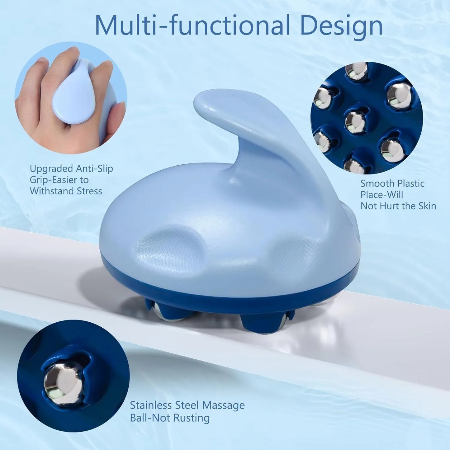 Massage Roller for Cellulite Remover Body Sculpting - Handheld Cellulite Massage Tool for Body Bloat Blood Circulation