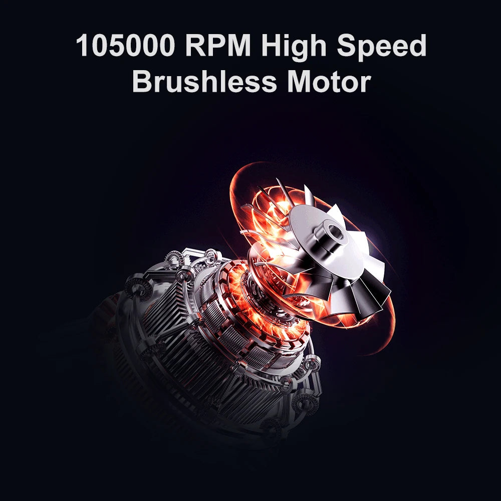 Purilite Select 200000RPM Turbo Jet Blower – Powerful Air Blower & Vacuum Dust Cleaner with Type-C Charging