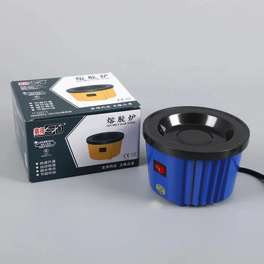 Hot Glue Pot With 100w Keratin glue Fusion Melt Hot Pot Constant Temperature For Hair Hairpiece Extension hot glue accessories