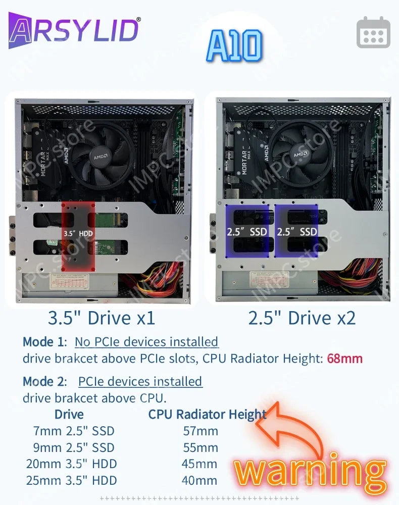 Purilite Select A10 7.3L M-ATX HTPC Chassis