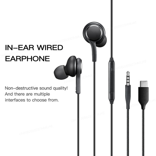 Purilite Select Type-C & 3.5mm Wired In-Ear Earphones - PuriLite