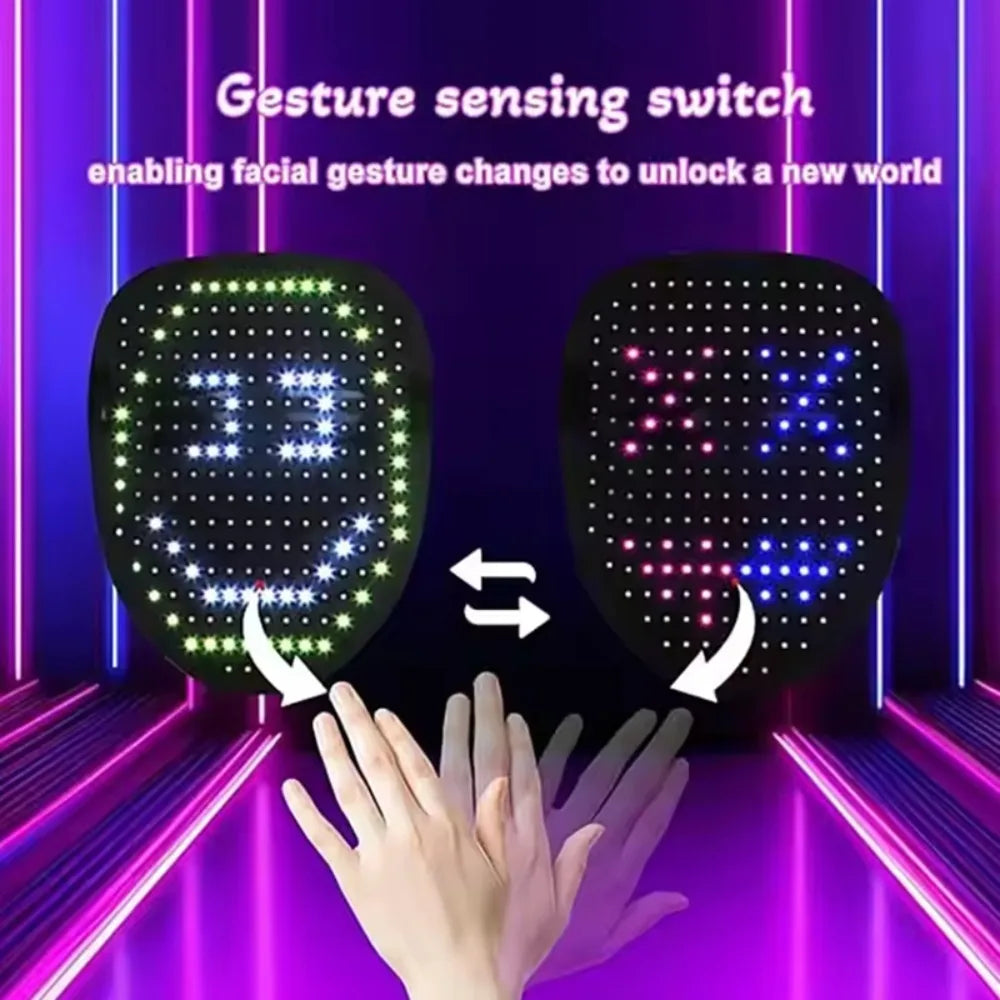 Purilite Select Color Changing LED Halloween Mask