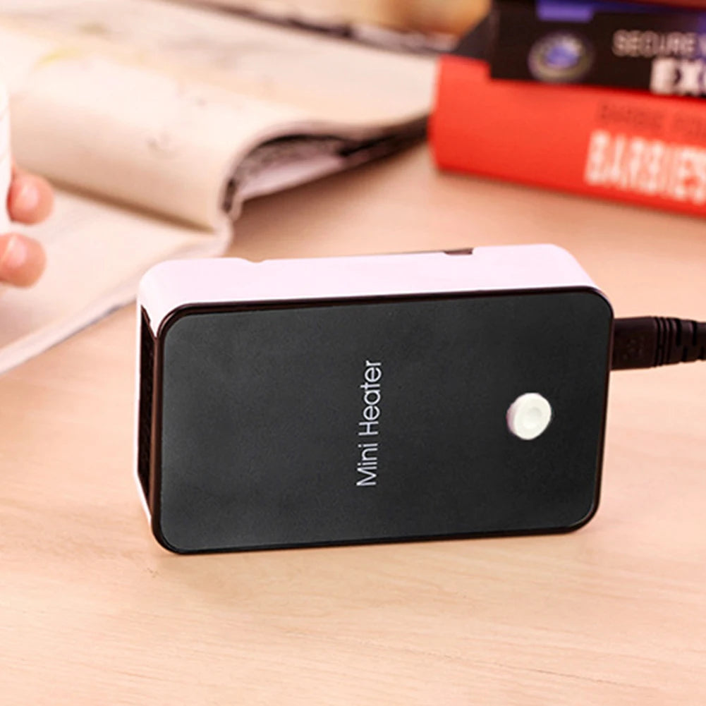 Purilite Select Mini Desktop Electric Heater – Portable Hand Warmer & Space Heating Fan for Winter Comfort