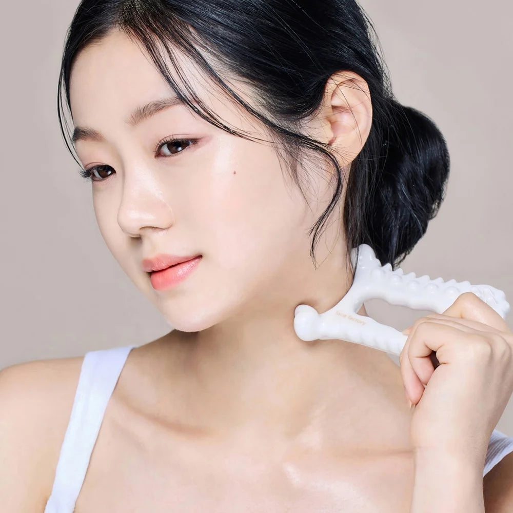 Purilite Select Ceramic Gua Sha Scraper & Face Massager