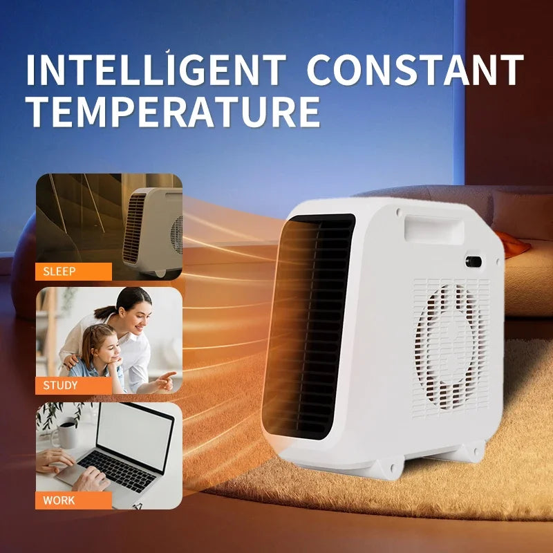 Purilite Select Mini Electric Fan Heater – 1800W Portable Heater for Home & Office Use