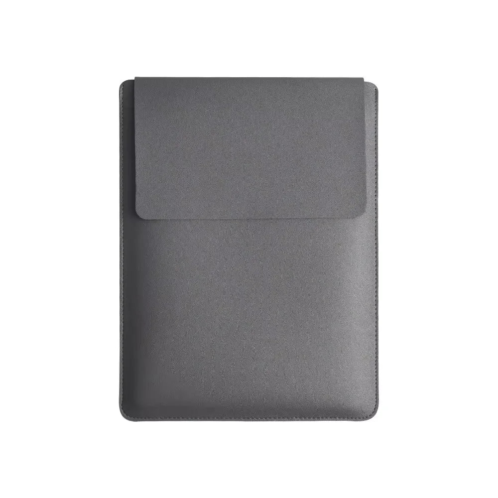 Purilite Select PU Leather Laptop Sleeve (No Zipper, Dual-Purpose)
