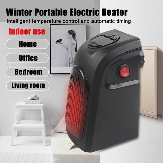 Purilite Select Portable Electric Heater – Compact Plug-In Wall Heater with Remote Control for Home & Office