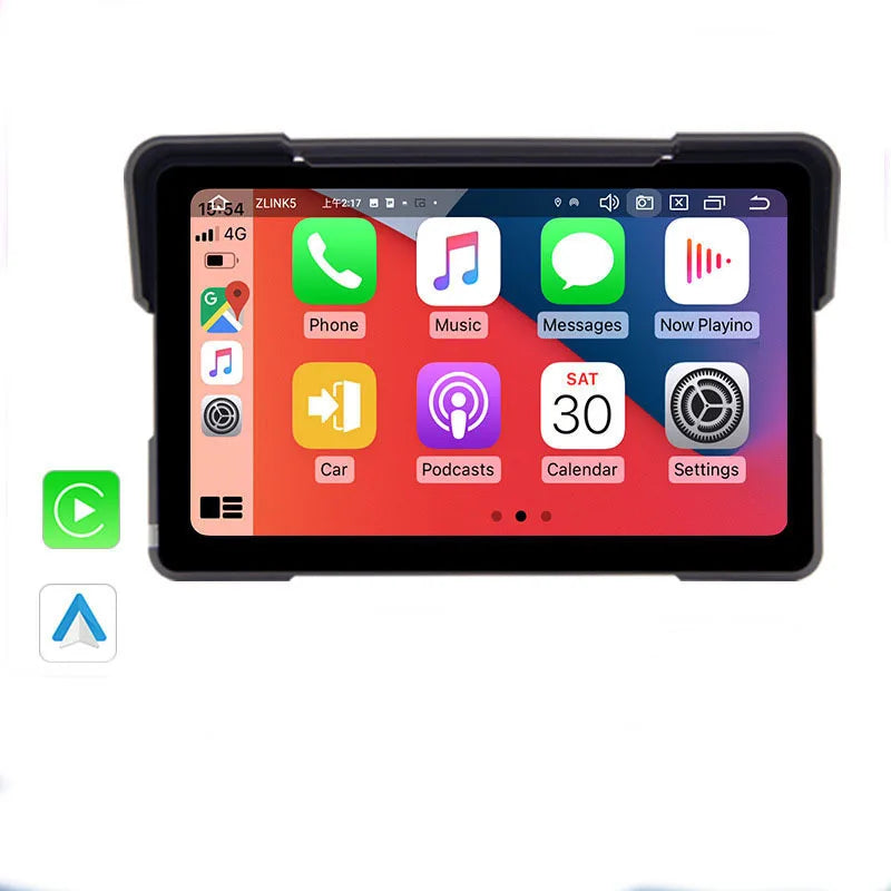 Purilite Select 5/7 Inch CarPlay Motorcycle Wireless CarPlay Android Auto AirPlay Display Screen