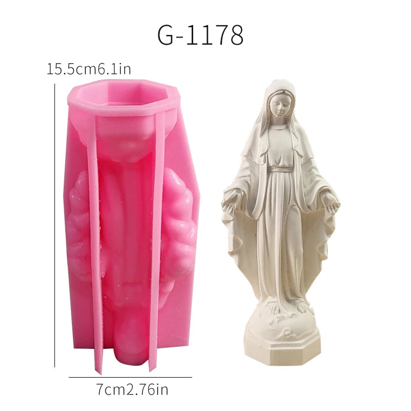 Purilite Select Angel Madonna Ornament Silicone Mold