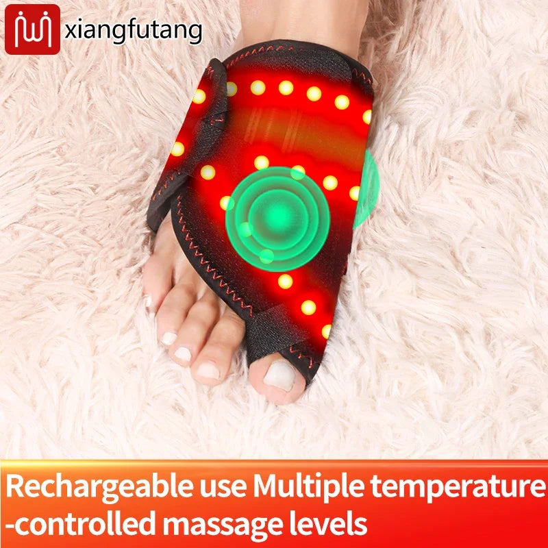 Purilite Select FlexHeat™ Electric Ankle Massager – 3-Level Heating & Vibration Therapy for Pain Relief and Joint Recovery