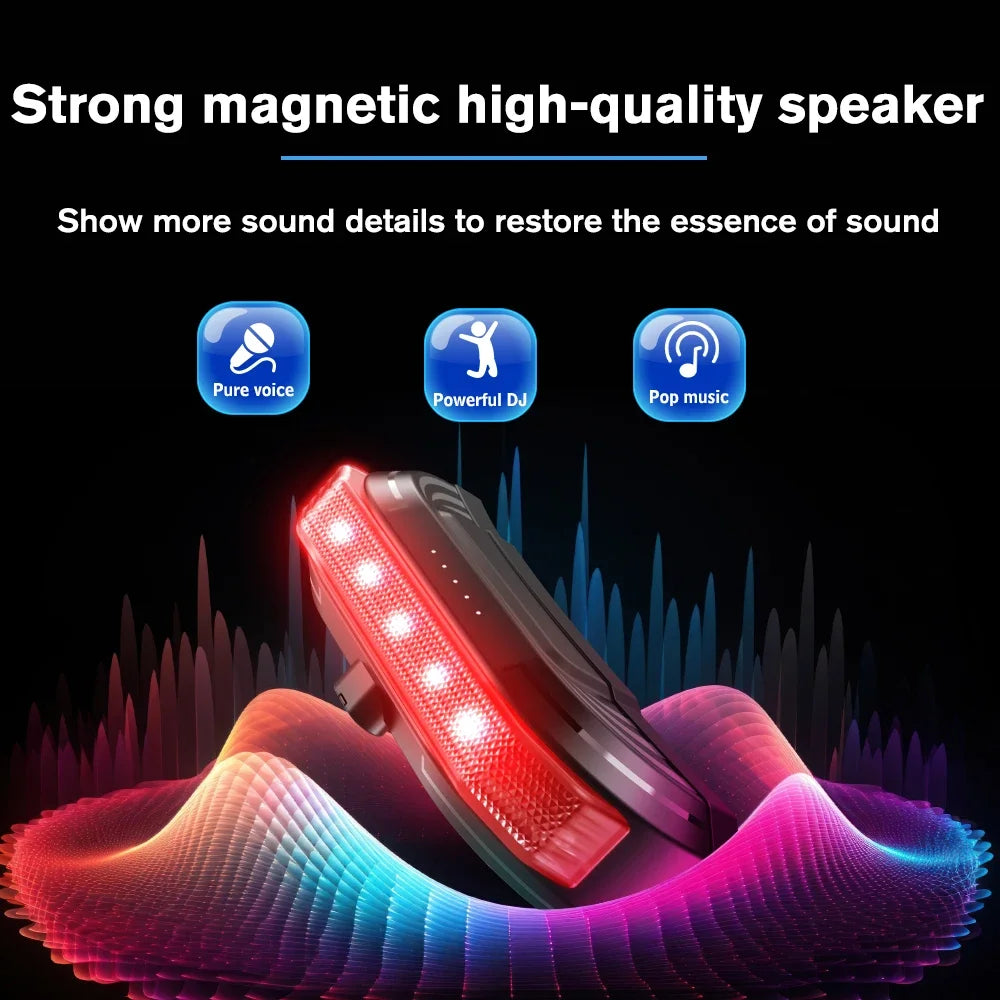 Purilite Select Bluetooth 5.4 Motorcycle Helmet Headset with Tail Light