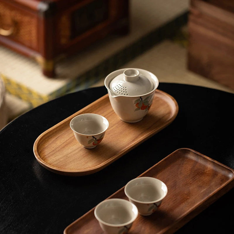 Purilite Select Solid Wood Dessert Tray