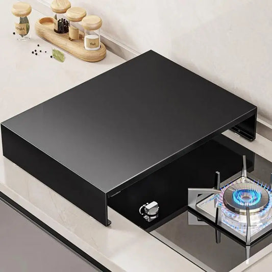 Purilite Select Metal Stove Top Cover Cooktop Protector Countertop Expansion Board Carbon Steel Multipurpose Kitchen Cover
