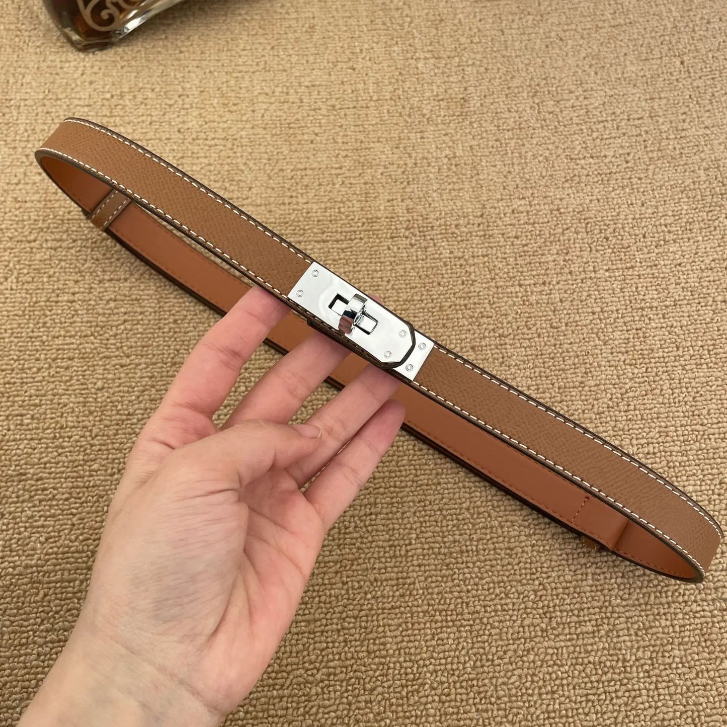 Purilite Select Adjustable Slim Leather Belt for Women