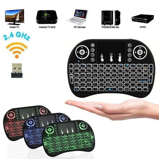 Purilite Select i8 Mini Wireless Keyboard with Backlight & Touchpad