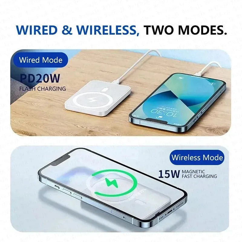 Purilite Select 20000mAh Magnetic Wireless PowerBank – PD 22.5W Fast Charger for iPhone, Samsung, Xiaomi & More