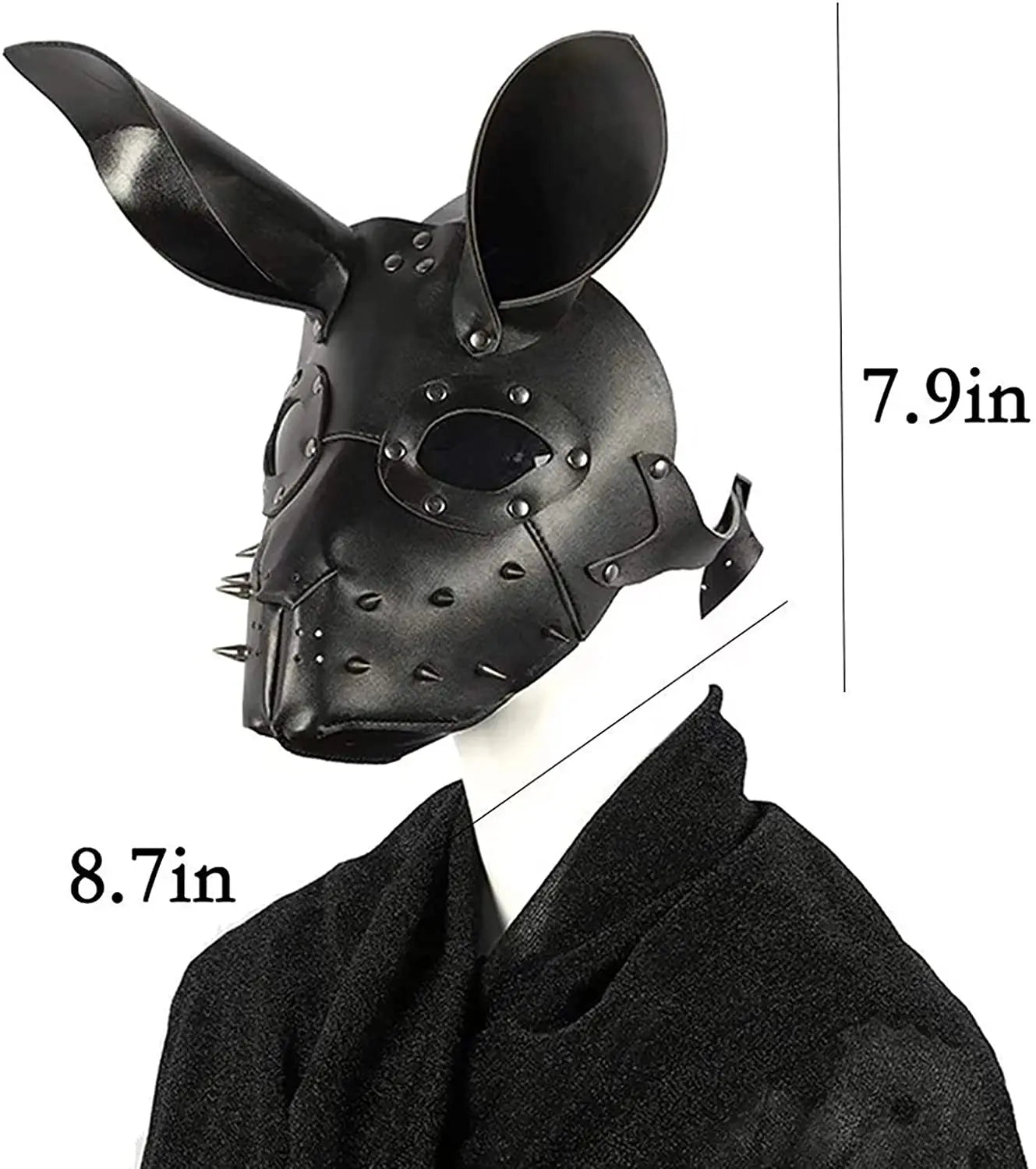 Purilite Select Leather Cat Half Face Mask – Sexy Cosplay for Women, Masquerade & Halloween Costume Accessory