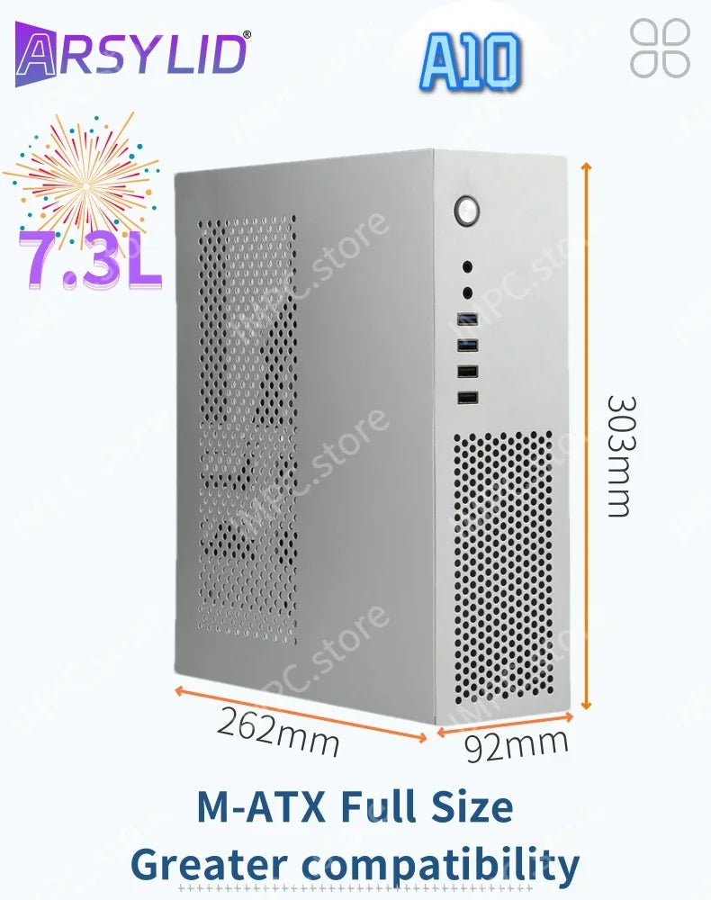 Purilite Select A10 7.3L M-ATX HTPC Chassis