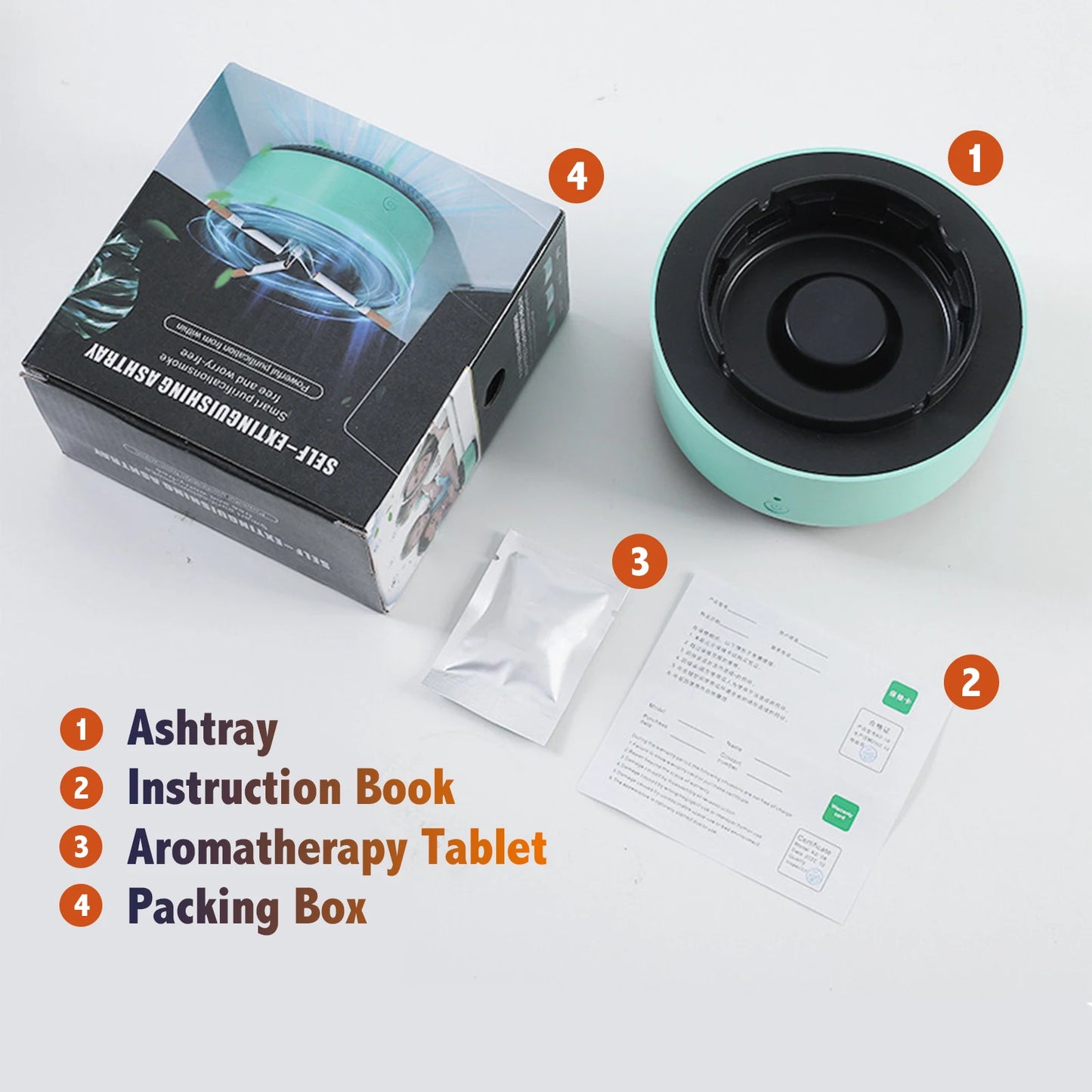 Purilite Select – Portable Air Purifier Ashtray
