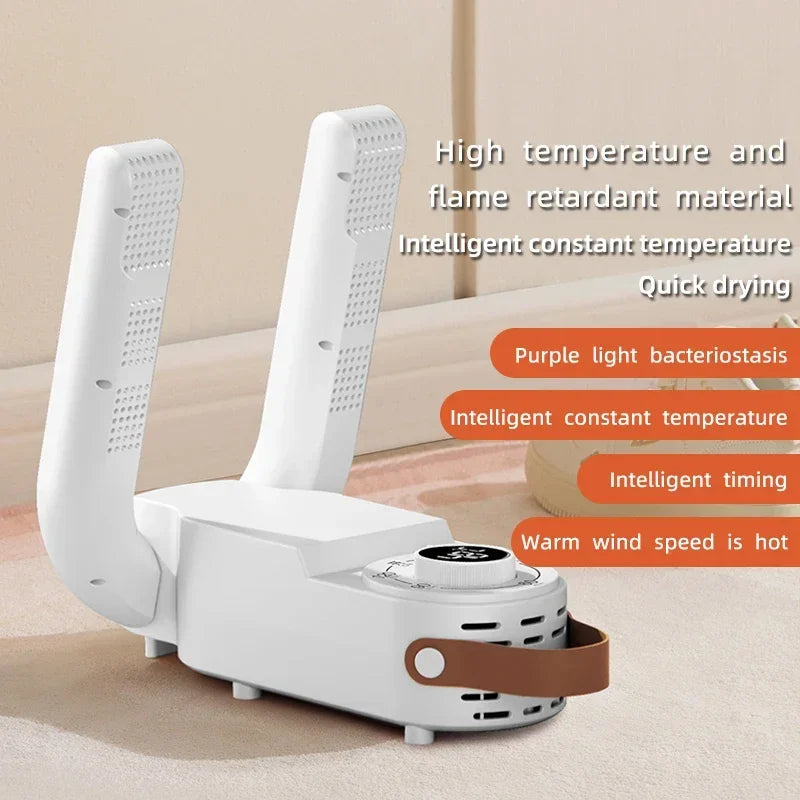 Purilite Select Intelligent Timer Shoe Dryer – Quick Drying, Deodorizing & Sterilizing Shoe Warmer for Home and On-the-Go