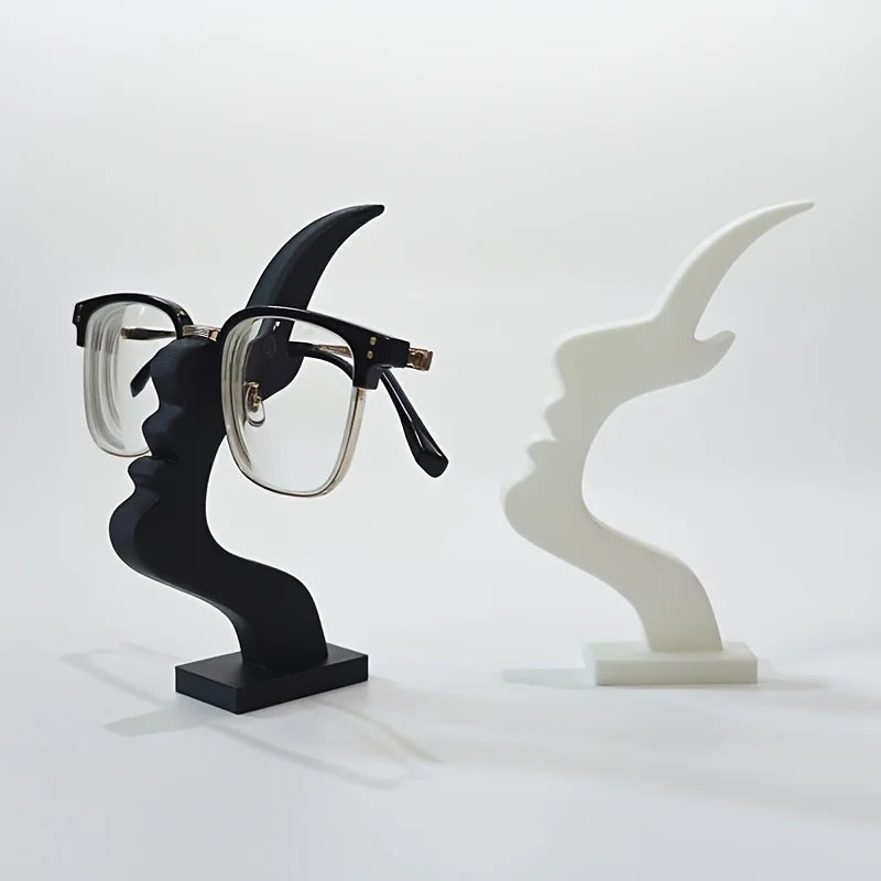 Purilite Select Unique Curved Eyeglass Holder Stand – Secure & Artistic Storage Solution for Desk or Nightstand