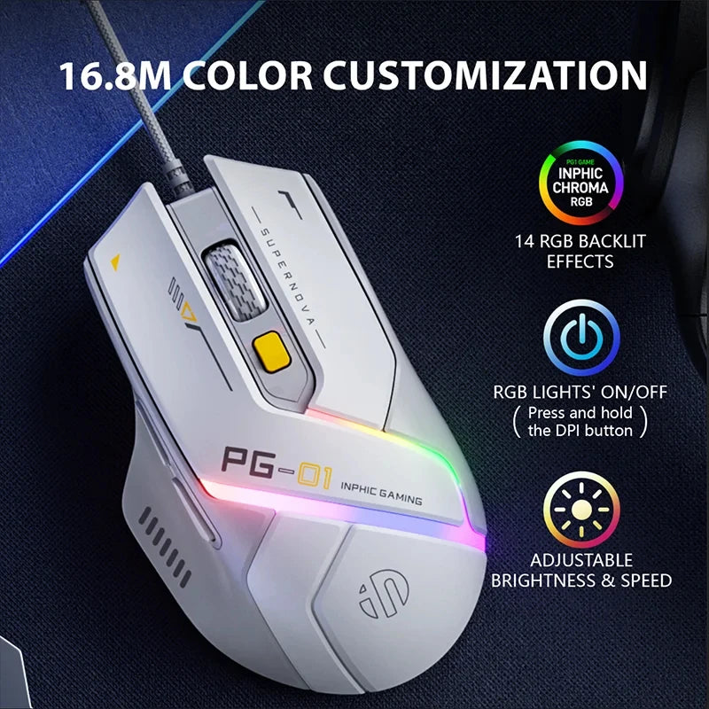 Purilite Select PG1 RGB Wired Gaming Mouse