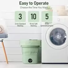 Purilite Select 15L Portable Foldable Washing Machine with Dehydration Basket